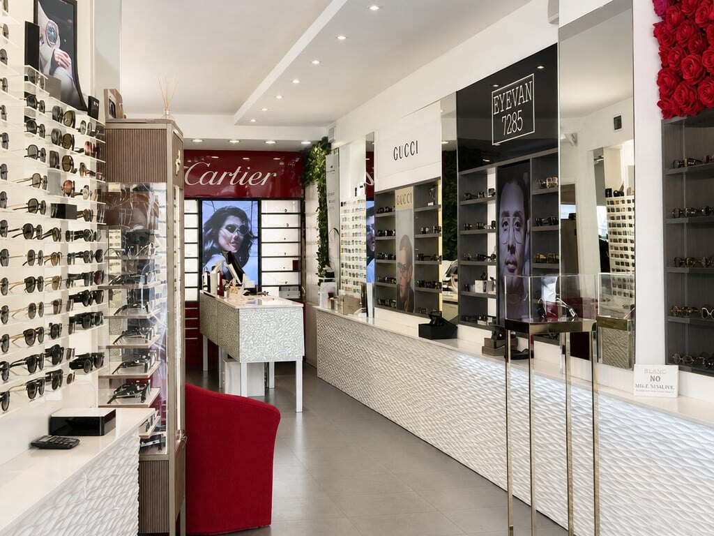 Inside the Giornalfoto boutique in Trieste